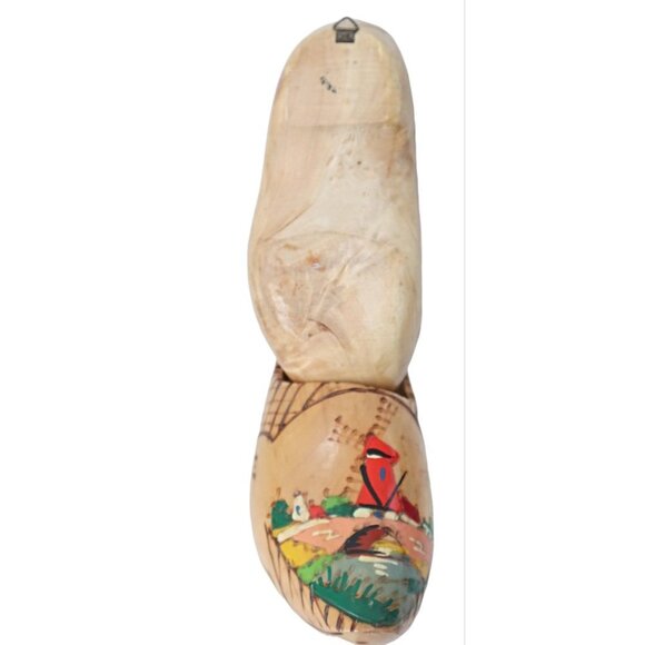 2 Vintage Holland Shoes Clogs Wall Hanger Display - Picture 3 of 3